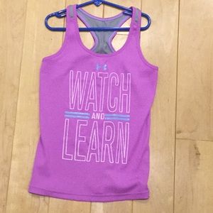 Purple Exercise Tank Top